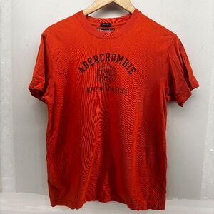 Vintage Abercrombie & Fitch Shirt Mens Small Orange Muscle Dept Of Athletics